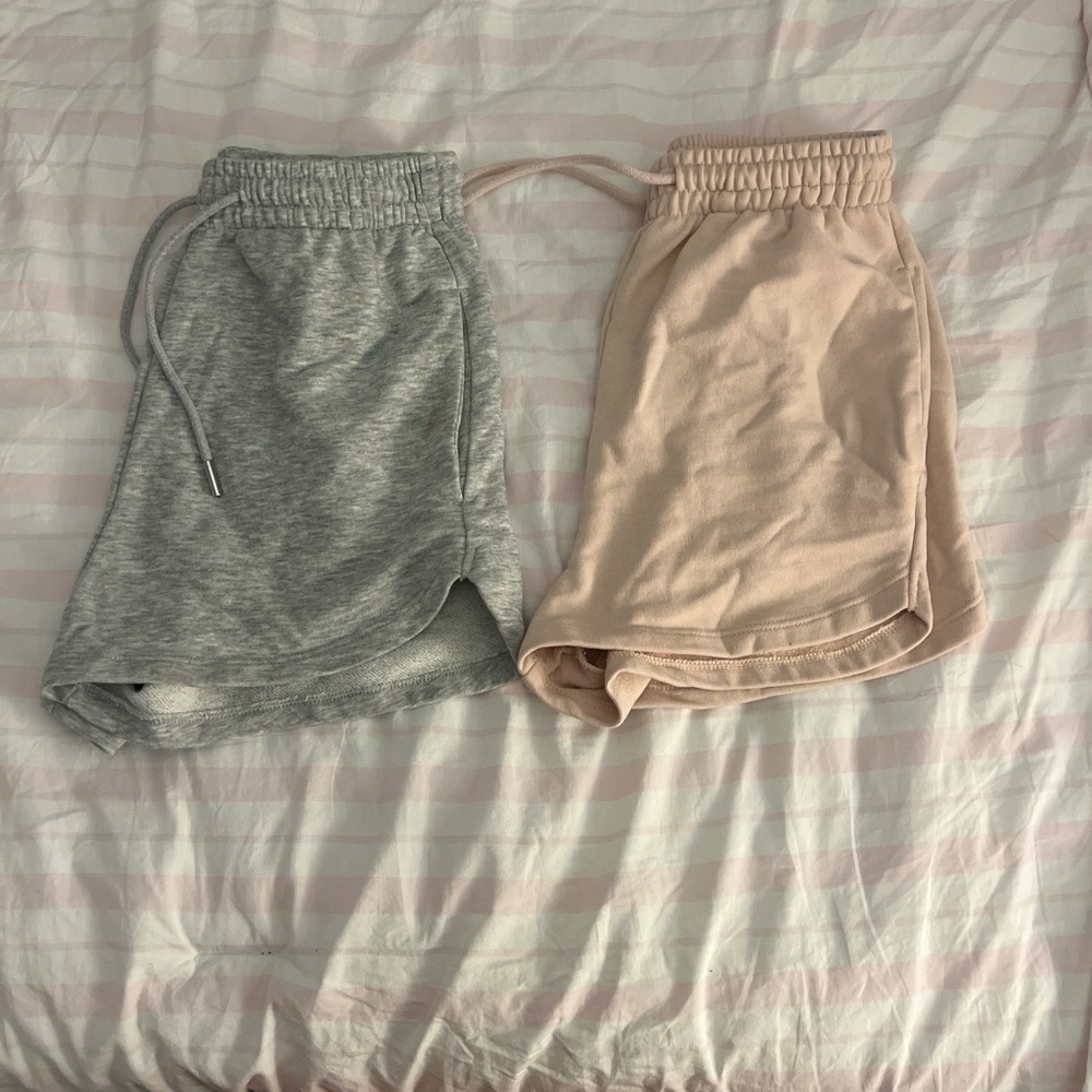Gray and Pink H&M shorts